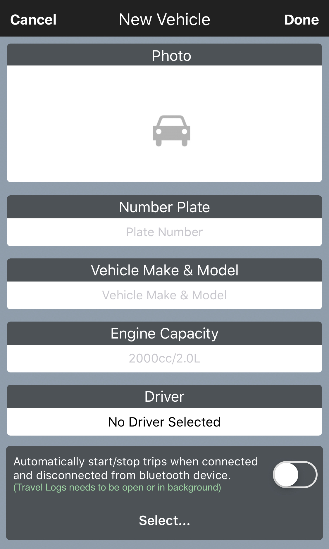 Vehicle Details