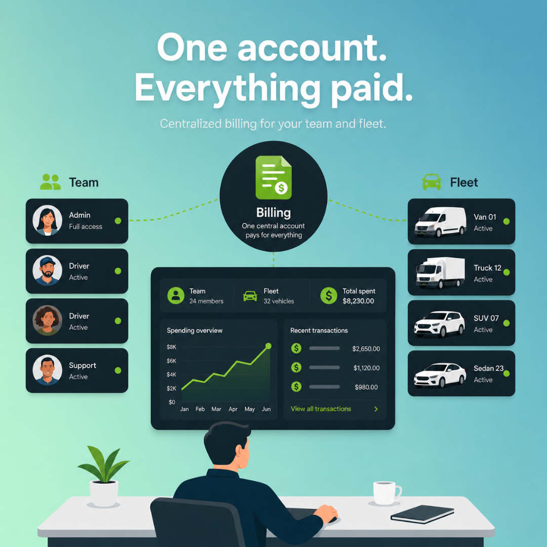 Central billing for fleets